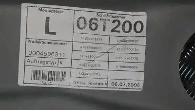 Автозапчасти б/у регулятор стекла переднего левого за mercedes clase b (w245) 180 cdi (245.207) ссылки oem iam a1697202779  