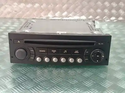 Second-hand car spare part audio system / radio cd for citroen c4 picasso sx oem iam references 96766657xt