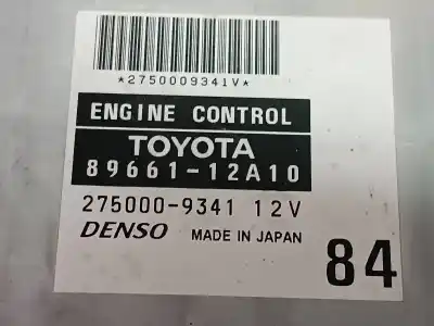 Second-hand car spare part ecu engine control for toyota corolla (e12) 1.6 16v oem iam references 8966112a10  2750009341