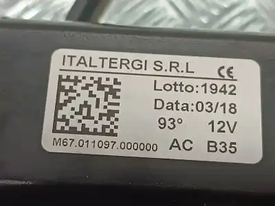 Second-hand car spare part rear windshield wiper motor for microcar mc2  oem iam references m67011097  