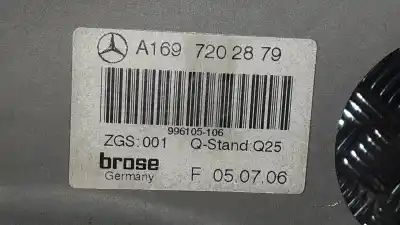 Автозапчасти б/у регулятор стекла переднего правого за mercedes clase b (w245) 180 cdi (245.207) ссылки oem iam a1697202879  