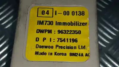 Second-hand car spare part wheel lock column for daewoo matiz cd oem iam references 96322350 000138 7541196
