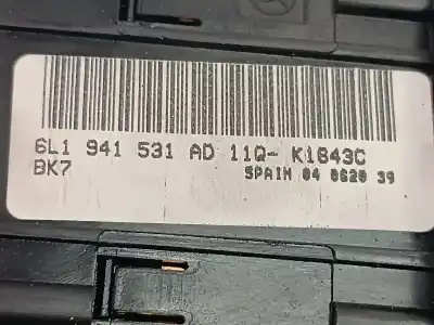 Автозапчастина б/у управління світлом для seat ibiza (6l1) fresh посилання на oem iam 6l1941531ad  