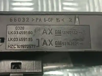 Автозапчастина б/у передній правий віконний вимикач для opel astra gtc cosmo посилання на oem iam 13197132  