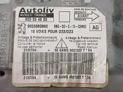 Recambio de automóvil de segunda mano de centralita airbag para peugeot 407 st sport referencias oem iam 9655880880  603554600