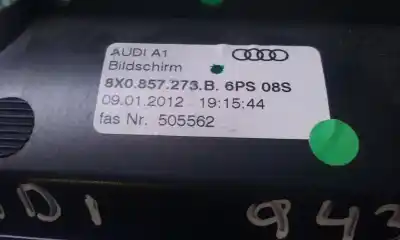 Автозапчастина б/у багатофункційний дисплей для audi a1 (8x) attraction посилання на oem iam 8x0857273b   Автозапчастина б/у багатофункційний дисплей для audi a1 (8x) attraction посилання на oem iam 8x0857273b