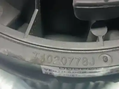 Second-hand car spare part heating fan for dacia duster ambiance 4x2 oem iam references t1020778j  109038b