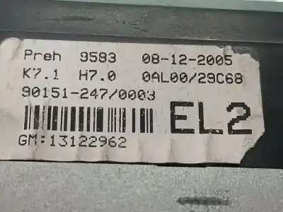 Автозапчастина б/у клімат-контроль для opel astra gtc cosmo посилання на oem iam 13122962  