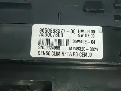 Автозапчастина б/у клімат-контроль для citroen c4 picasso sx посилання на oem iam 9650868877  a83007600
