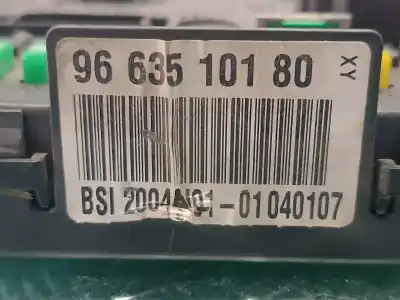 Pezzo di ricambio per auto di seconda mano scatola relè/fusibili per citroen c4 picasso sx riferimenti oem iam 9663510180 bsi 2004 21676031