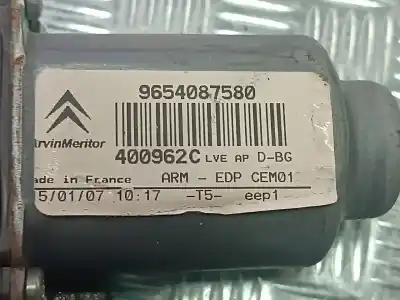 Second-hand car spare part right front window motor for citroen c4 picasso sx oem iam references 9654087580  400962c