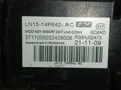 Second-hand car spare part electronic module for ford ecosport (cr6) cool&connect oem iam references ln1514f642ac  