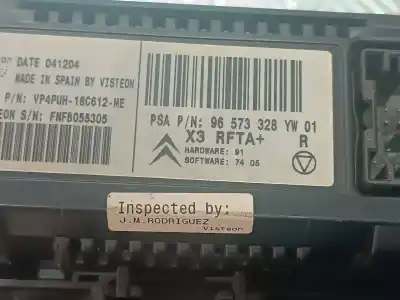 Pezzo di ricambio per auto di seconda mano controllo climatico per citroen c5 break audace 109 cv / 80 kw riferimenti oem iam 96573328yw01 96470291yw 96498318yw