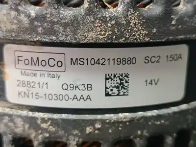 Автозапчасти б/у генератор за ford ecosport (cr6) cool&connect ссылки oem iam ms1042119880 150a kn15103000aaa