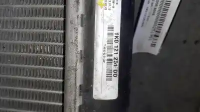 Автозапчастина б/у водяний радіатор для audi a3 (8p) restyling посилання на oem iam 1k0121251dd  