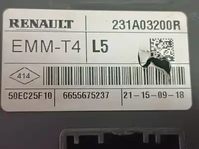 Second-hand car spare part electronic module for renault clio iv clio iv oem iam references 231a03200r  