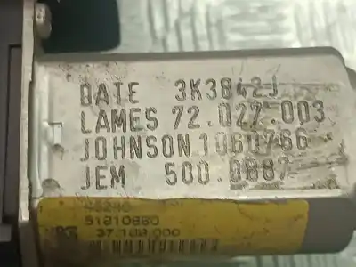 Second-hand car spare part driver left window regulator for fiat doblo active oem iam references 51810880  34940080521