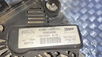 Peça sobressalente para automóvel em segunda mão alternador por ford focus lim. (cb8) trend referências oem iam av6n10300dc 120a 