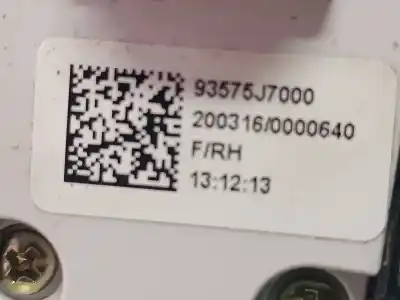 Second-hand car spare part right front power window switch for kia xceed tech oem iam references 93575j7000  200316