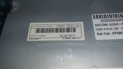 Peça sobressalente para automóvel em segunda mão sistema de áudio / rádio cd por ford focus lim. (cb4) focus lim. (cb4) (2007 - 2011) referências oem iam vp6m2f18c821ag  7m5t18c939ee