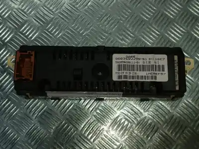 Second-hand car spare part multifunction display for peugeot 207 207 1.4 hdi oem iam references 9663205500  