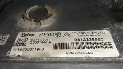 Second-hand car spare part ecu engine control for citroen c4 picasso 1.2 12v e-thp / puretech oem iam references 9812338980 153140302 
