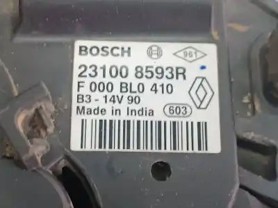 Pezzo di ricambio per auto di seconda mano alternatore per renault clio iv clio iv riferimenti oem iam 231008593r 90a 