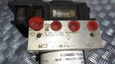 Second-hand car spare part abs for renault clio ii fase ii (b/cb0) clio oem iam references 0265800335 8200229137 0265231333