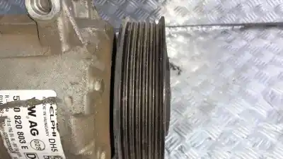 Peça sobressalente para automóvel em segunda mão compressor de ar condicionado a/a a/c por seat leon (1p1) 1.6 referências oem iam 5k0820803e  