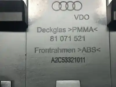 Автозапчастина б/у панель інструментів для audi a3 (8p) restyling посилання на oem iam 81071521 a2c53321011 110080426001