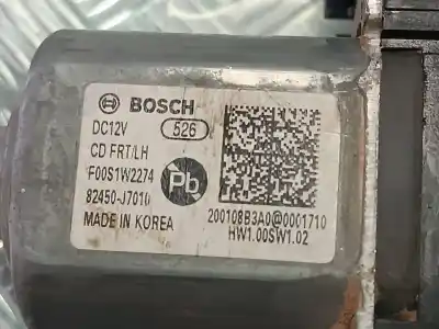 Second-hand car spare part left front window motor for kia xceed tech oem iam references 82450j7010  1137329020