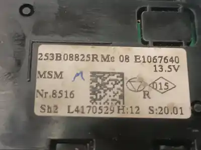 Second-hand car spare part multifunction switch for renault zoe 68 kw oem iam references 253b08825r  