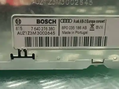 Автозапчастина б/у аудіо система / радіо cd для audi a3 (8p) restyling посилання на oem iam 8p0035186ab  7640276380