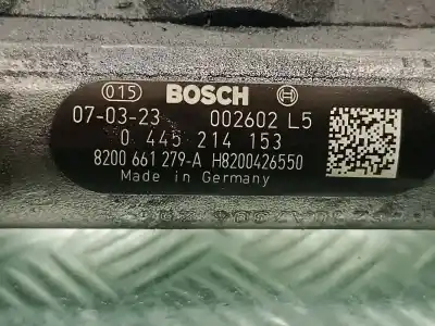 Автозапчастина б/у рампа инжектора для opel vivaro furgón/combi (07.2006 =>) furgón 2.9t l1h1 посилання на oem iam 0445214153 002602l5 8200661279a