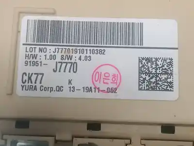 Second-hand car spare part fuse box unit for kia xceed tech oem iam references 91951j770  ck77