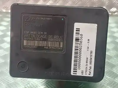 Автозапчасти б/у абс за citroen c5 break audace 109 cv / 80 kw ссылки oem iam 9656419780 06540827433844 ly34l27065