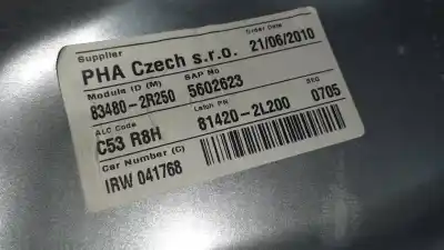 Автозапчастина б/у регулятор скла заднього правого для hyundai i30cw 1.4 cat 109 cv / 80 kw посилання на oem iam 814202l200  