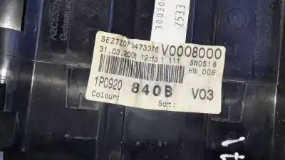 Peça sobressalente para automóvel em segunda mão quadrante por seat leon (1p1) 1.6 referências oem iam 1p0920840b 110080281018 