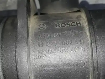 Автозапчастина б/у витратомір повітря для seat leon (1p1) reference посилання на oem iam 0281002531  038906461b