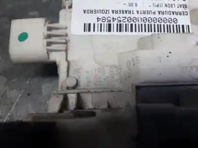 Автозапчастина б/у замок дверей заднього лівого для seat leon (1p1) reference посилання на oem iam 1p0839015  
