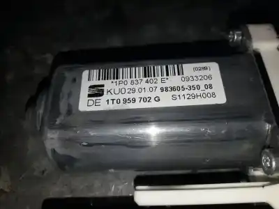 Second-hand car spare part right front window motor for seat leon (1p1) reference oem iam references 1p0837402e 1k0959792m 1t0959702g