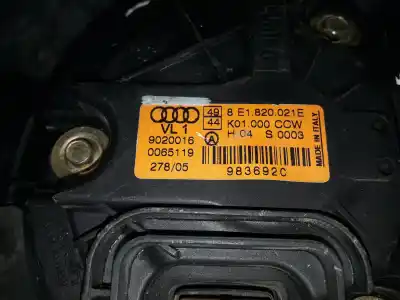 Peça sobressalente para automóvel em segunda mão motor de sofagem por audi a4 berlina (8e) 2.0 tdi referências oem iam 8e1820021e 0065119 9020016