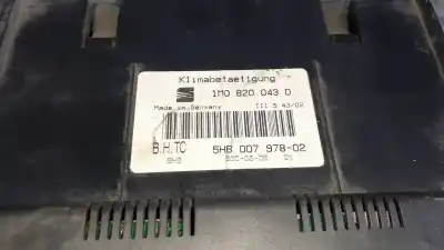 Second-hand car spare part climate control for seat leon (1m1) signo oem iam references 1m0820043d  