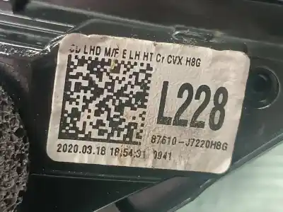 Peça sobressalente para automóvel em segunda mão espelho retrovisor esquerdo por kia xceed tech referências oem iam 87610j7220  87610j7220h8g