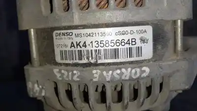 Second-hand car spare part alternator for opel corsa e expression oem iam references ak413585664b  100a