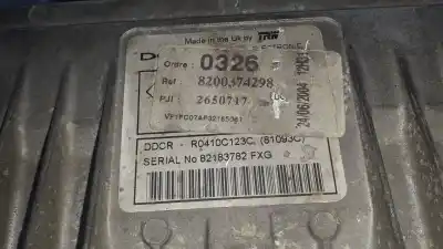 Автозапчастина б/у ебу контролер двигуна для renault kangoo (f/kc0) kangoo посилання на oem iam 8200374298 82183782 2650717