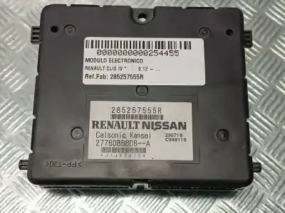 Peça sobressalente para automóvel em segunda mão módulo eletrônico por renault clio iv clio iv referências oem iam 285257555r