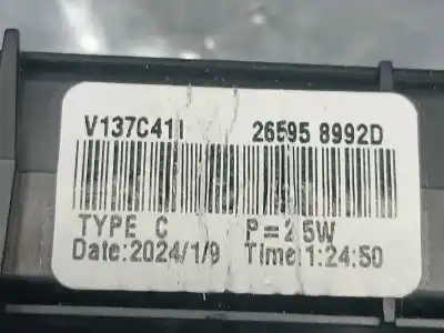 Pezzo di ricambio per auto di seconda mano luce freno centrale per dacia duster (pym/pyn) duster riferimenti oem iam 265958992d  