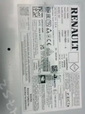 Piesă de schimb auto la mâna a doua sistem audio / cd radio casetofon pentru dacia duster (pym/pyn) duster referințe oem iam 259151105r  