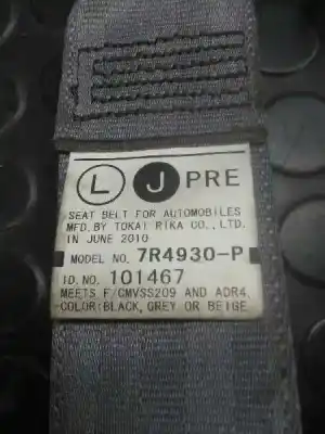 Second-hand car spare part rear left seat belt for lexus rx 450h oem iam references 7r4930p